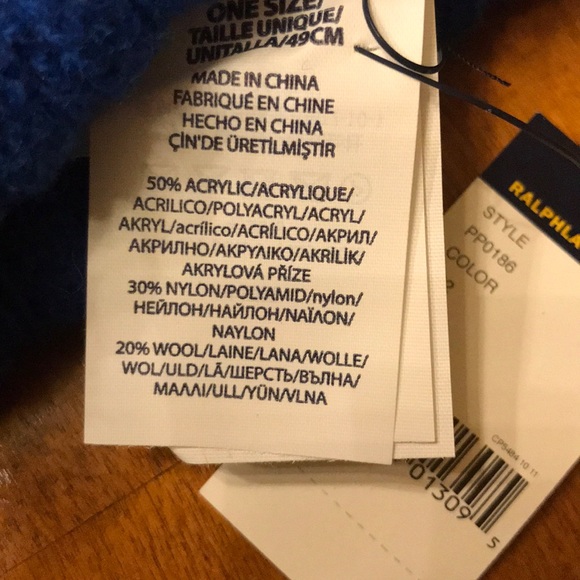 NWT Polo by Ralph Lauren Pom Pom USA hat - Picture 4 of 5